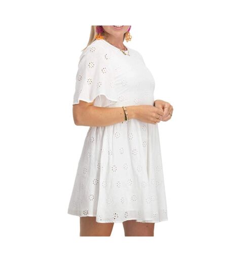 Robe Blanche Femme Vero Moda Closed - 44