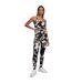 Womens/ladies Meridian Floral Tank Top Black Under Armour-4