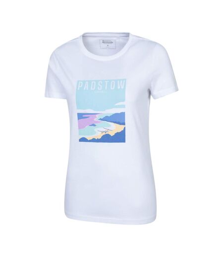 Womens/ladies Padstow Short-sleeved T-shirt White Mountain Warehouse