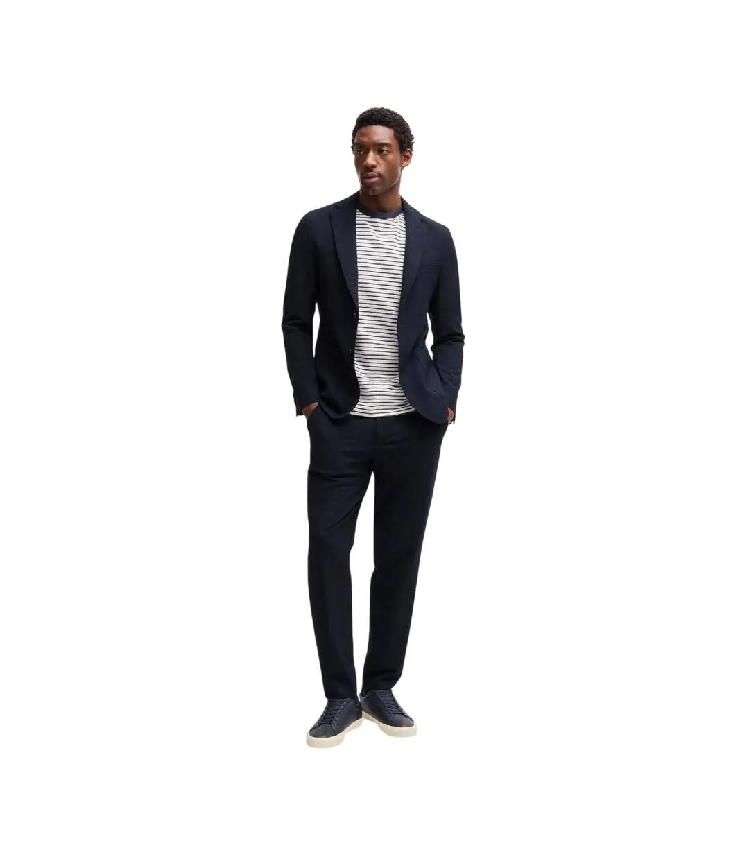 Pantalon Habillé Perin Homme Bleu Boss-1