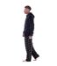 Ensemble De Pyjama Long Motif/style À Carreaux Homme Noir Keanu-4