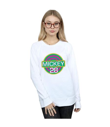 Disney Sweatshirt Femme/Madame Mickey Mouse Mickey 28 (Blanc) - UTBI27364