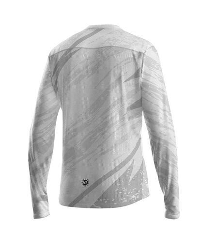 Maillot De Cyclisme Manches Longues Ponente Homme Argenté Bicycle Line