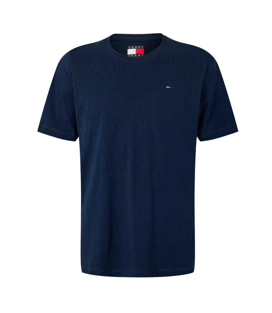 T-shirt Motif/style Logo Brodé Homme Bleu Marine Foncé Tommy Jeans-1