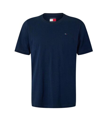 T-shirt Motif/style Logo Brodé Homme Bleu Marine Foncé Tommy Jeans