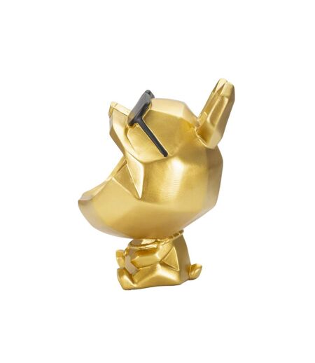 Vide-Poche Statuette Chien 23cm Or