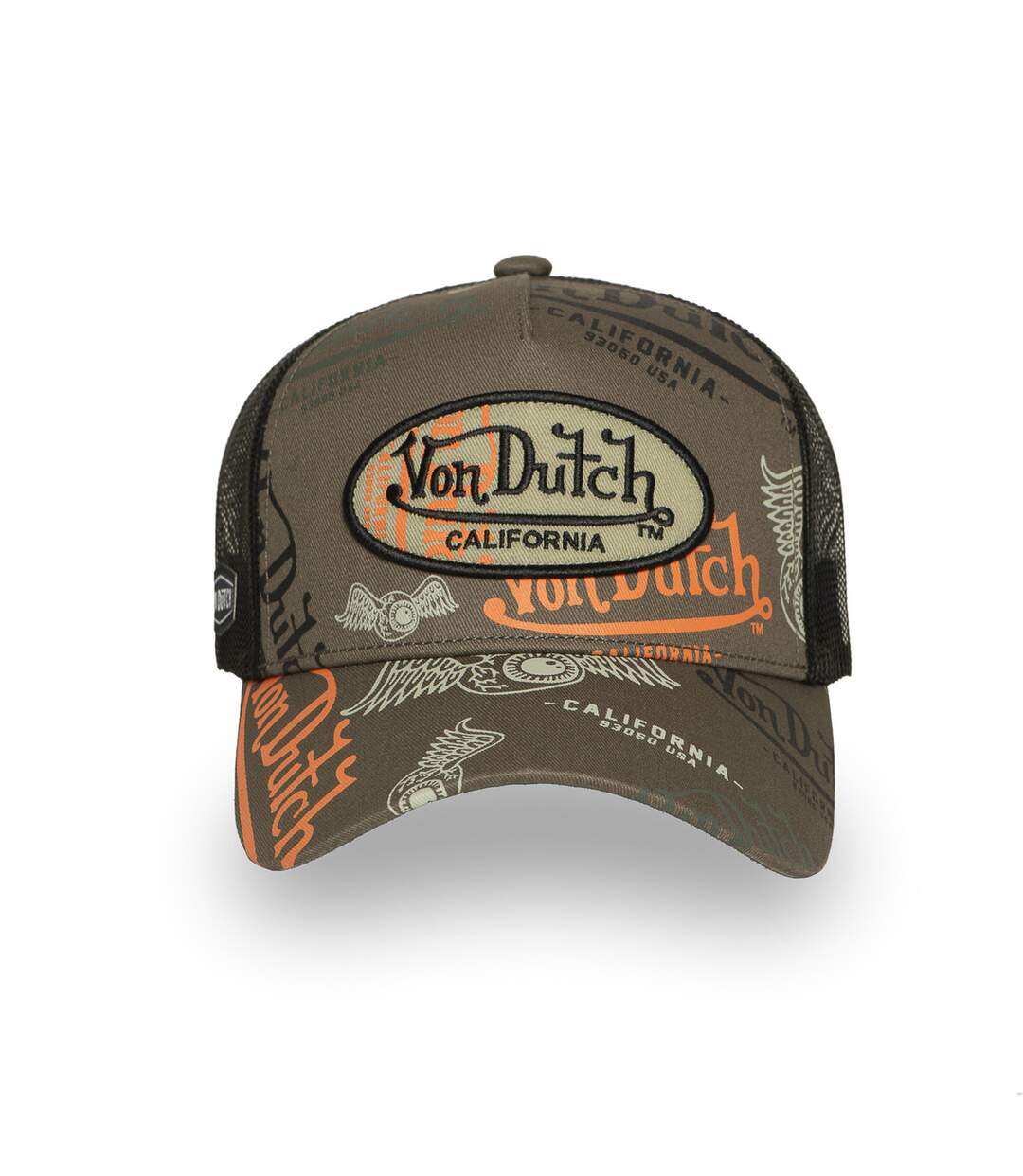 Casquette trucker avec filet adulte print all over Cafe Vondutch-2