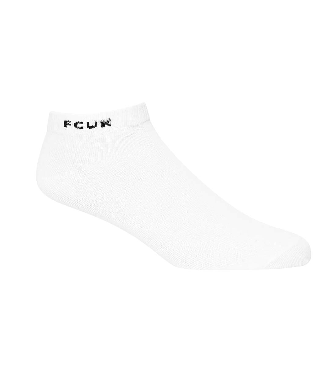 Socquettes homme gris / blanc / noir FCUK-2