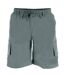 Short À Poches D555 Nick Homme Gris Duke-2