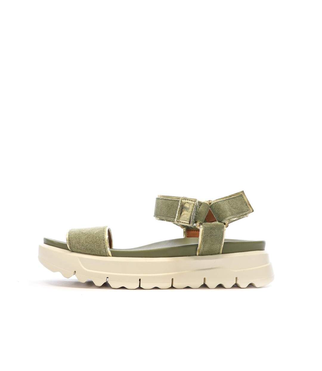 Sandales kaki femme geox xand-1
