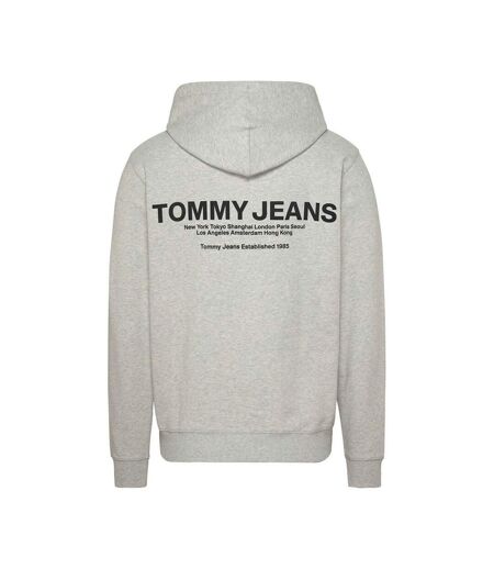 Sweat à Capuche Gris Homme Tommy Hilfiger Entry Grap - L