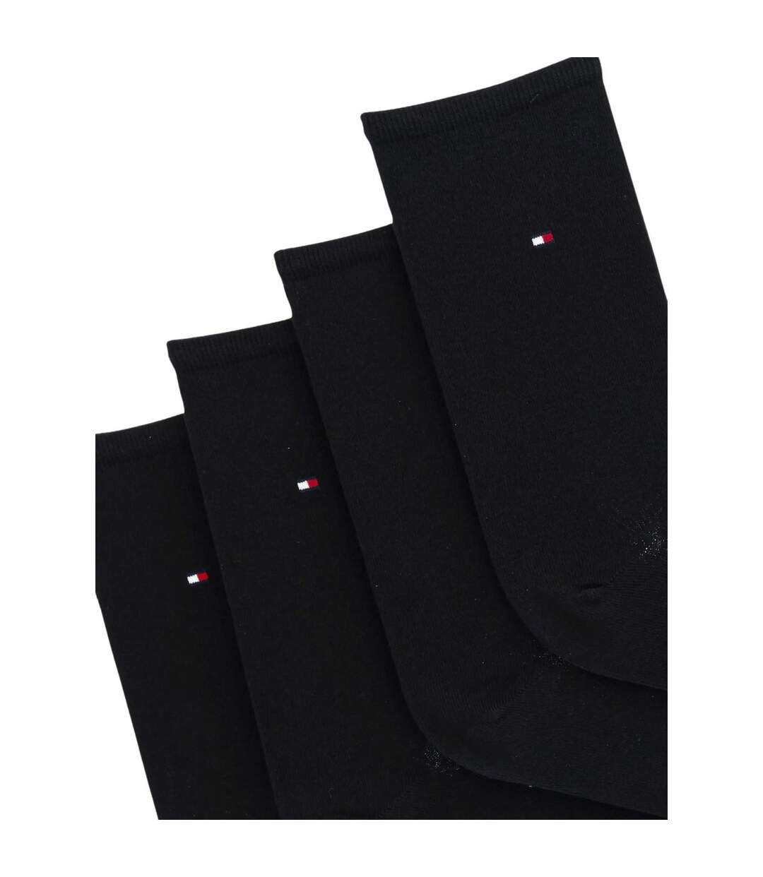 Chaussettes Motif/style Logo Brodé Femme Noir Tommy Hilfiger-3
