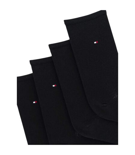 Chaussettes Motif/style Logo Brodé Femme Noir Tommy Hilfiger