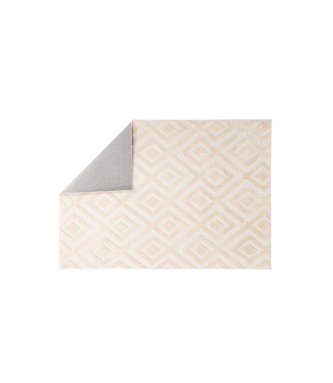 Tapis Shaggy Déco Pia 200x290cm Beige-2
