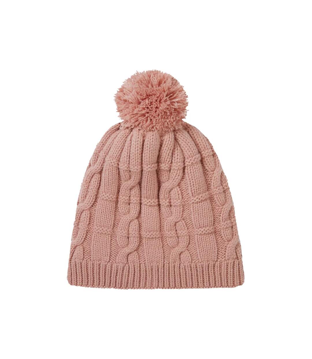 Mens & Ladies Waterproof Cold Weather Cable Knit Bobble Hat-2