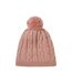 Mens & Ladies Waterproof Cold Weather Cable Knit Bobble Hat-2
