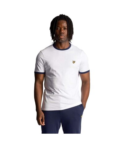 T-shirt homme blanc / bleu marine Lyle & Scott Lyle & Scott