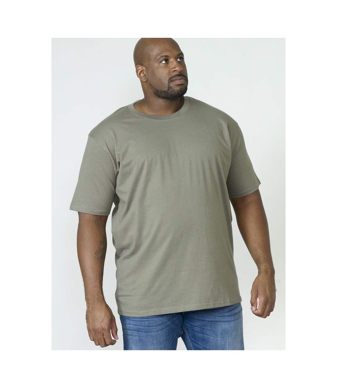 Duke - T-shirt FLYERS - Homme (Grande taille) (Kaki) - UTDC170