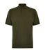 Mens klassic piqué polo shirt army green Kustom Kit