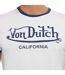 T-shirt  homme en coton stretch col rond avec print devant Blast Vondutch-2