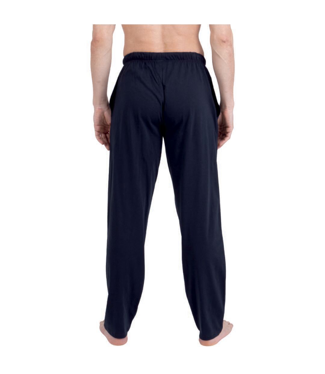Pyjama long col rond homme Rayures Ocean Club Athena-4