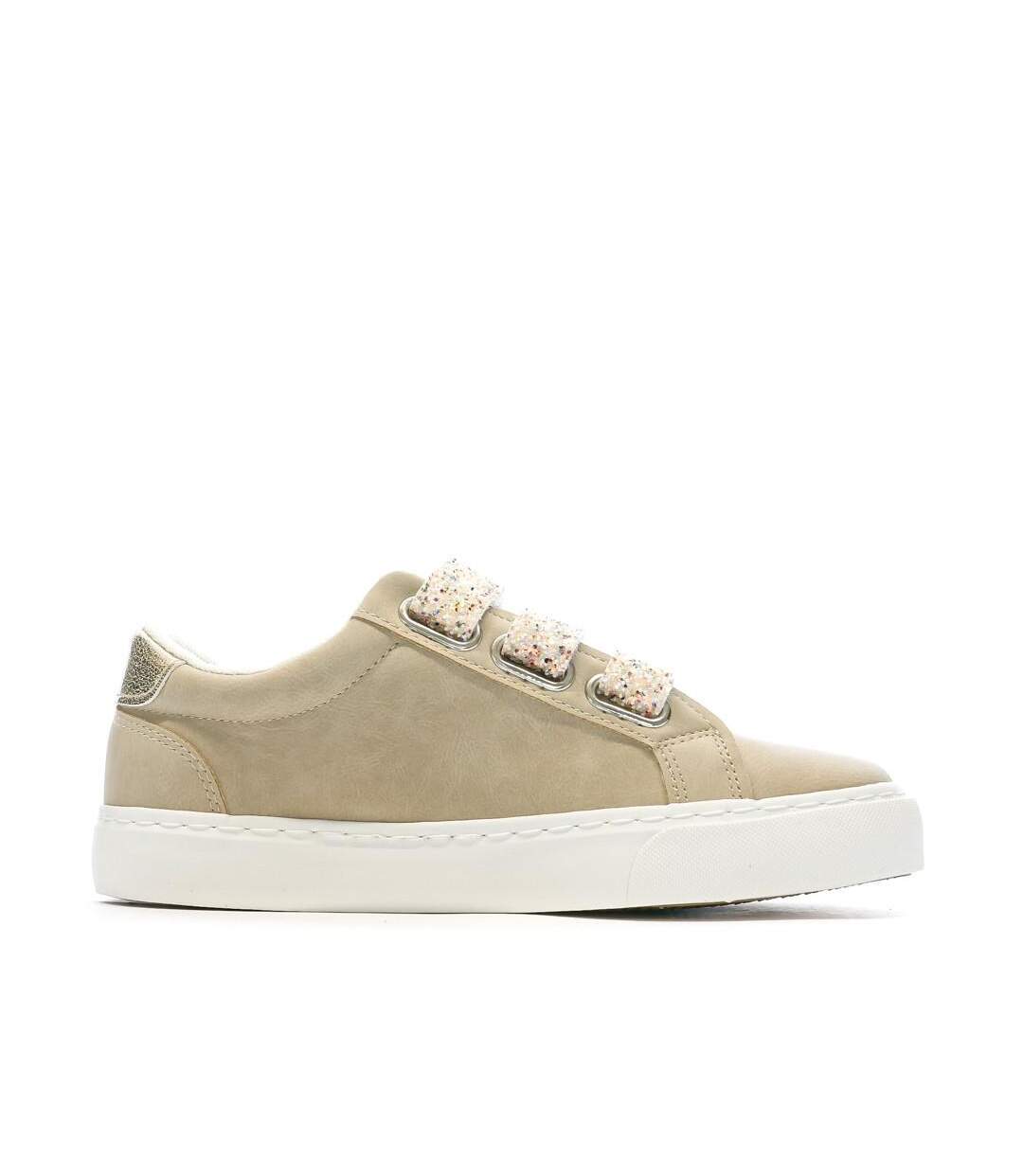 Baskets beige femme kaporal tippy-2