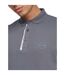 Mens Mcclay Polo Shirt Charcoal Crosshatch-4