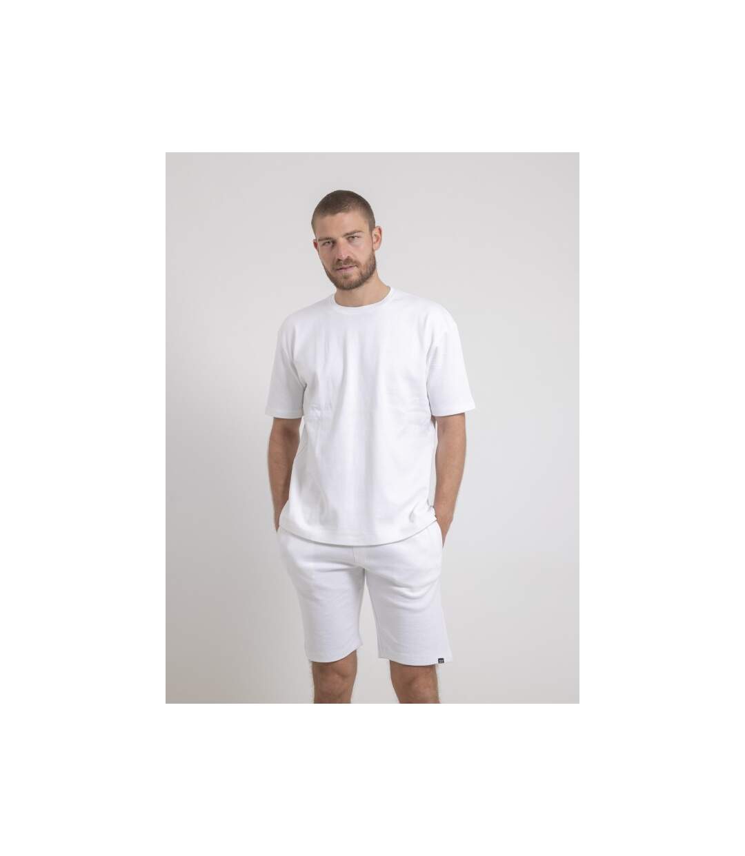 T-shirt col rond oversize pur coton NOBUKA-1