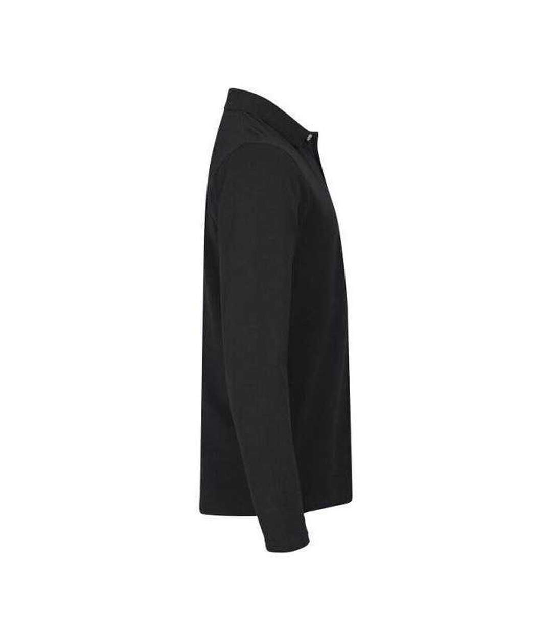 Polo Manches Longues Premium Homme Noir Clique-4