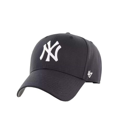 Casquette De Baseball Motif/style New York Yankees Mlb Noir Blanc 47