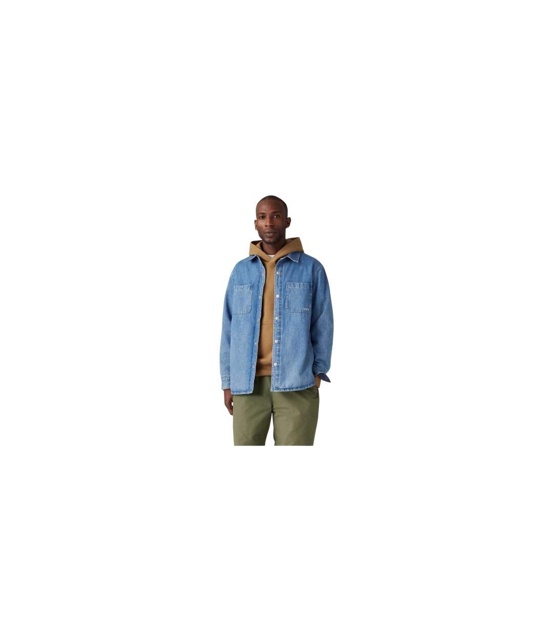 Surchemise Motif/style À Motifs Bryant Homme Bleu Denim Levis-1