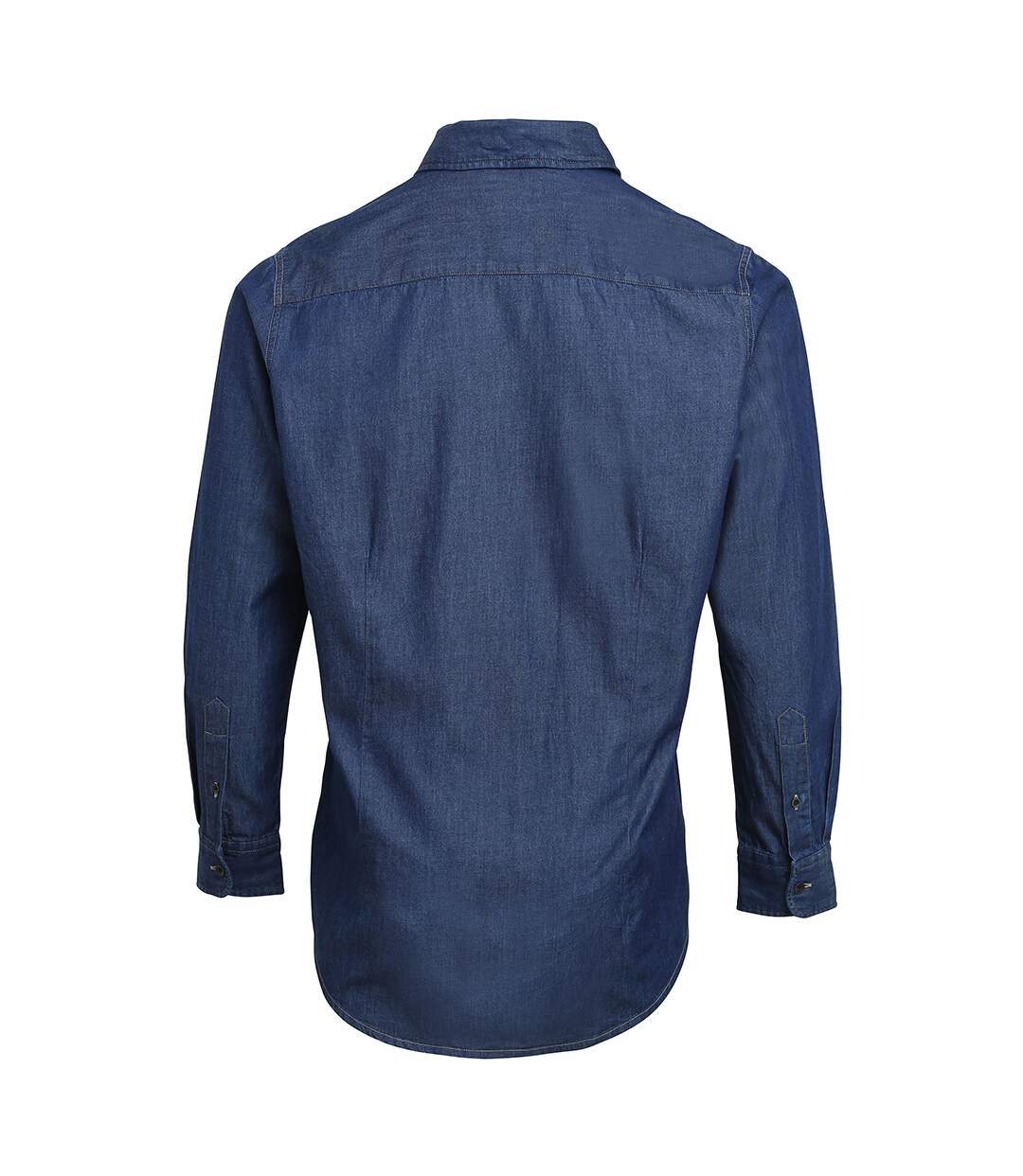 Jeans chemise en jean à manches longues homme indigo Premier-2