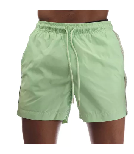 Short De Bain Style Ruban Fab Homme Vert Hugo