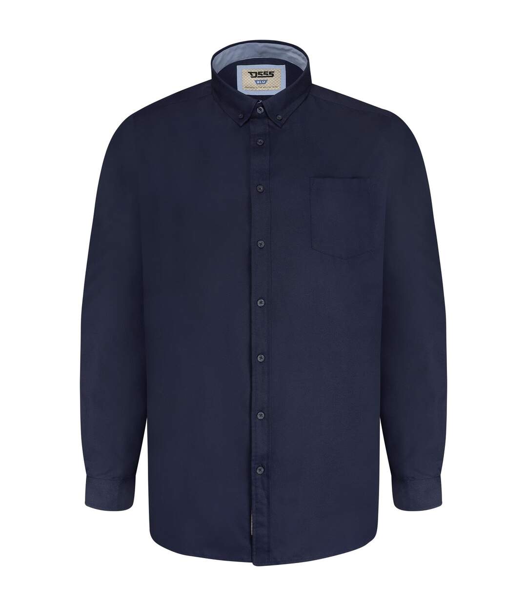 Chemise d555 richard homme bleu marine Duke