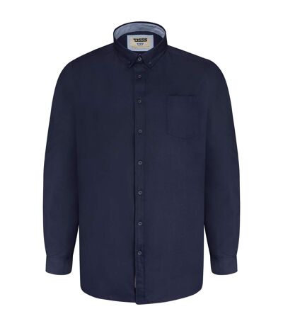 D555 mens richard oxford kingsize long-sleeved shirt navy Duke