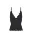 Womens/ladies Fits Everybody Lace Triangle Cups Camisole Onyx Skims-1