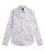 Mens Floral Stripe Long-sleeved Shirt Light Blue Ted Baker-2