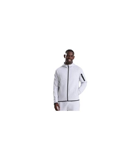 Mens Awdis Adapt Fleece Full Zip Hoodie Sport Grey Just Cool