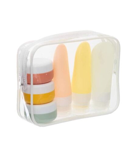 Kit trousse + 6 accessoires de voyage en silicone 5five