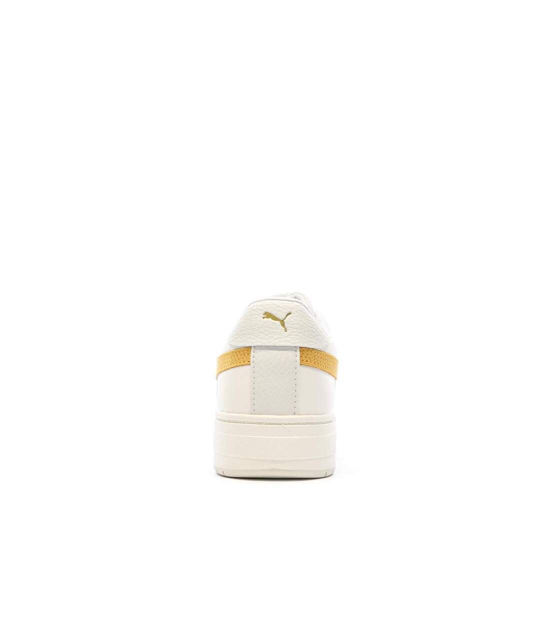 Baskets blanches/jaunes homme puma pro classic 387327-3