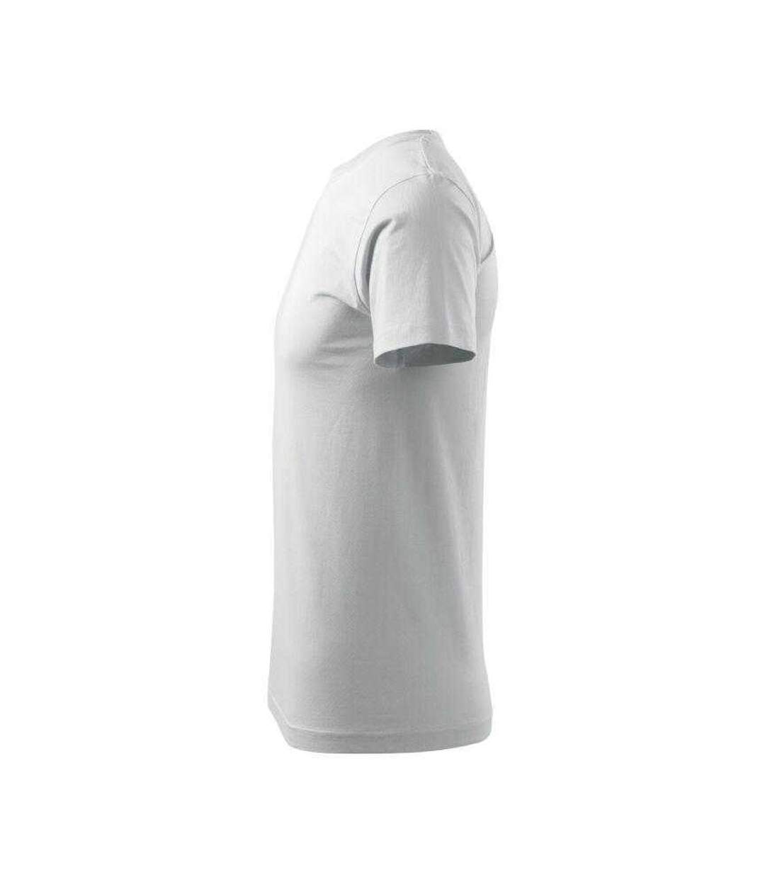 T-shirt Basic Homme Blanc Adler-3