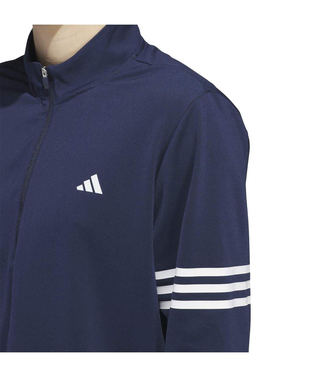 Haut De Survêtement Motif/style 3 Rayures Homme Plomb Adidas-4