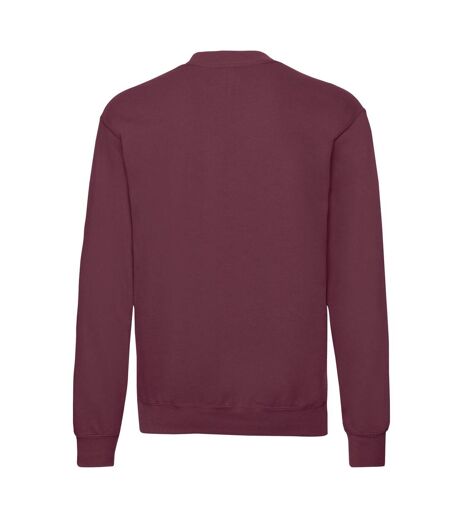 Sweat homme bordeaux Fruit of the Loom