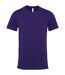 Unisex adult jersey crew neck t-shirt team purple Bella + Canvas