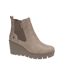 Bottines annina femme taupe clair Cipriata