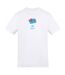 Mens Fiji Rugby Flag T-shirt White AWD-1