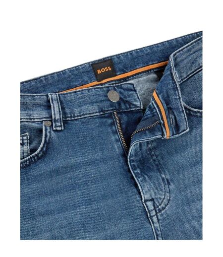 Mens Delaware Bc-l-c Slim Leg Jeans Blue Boss