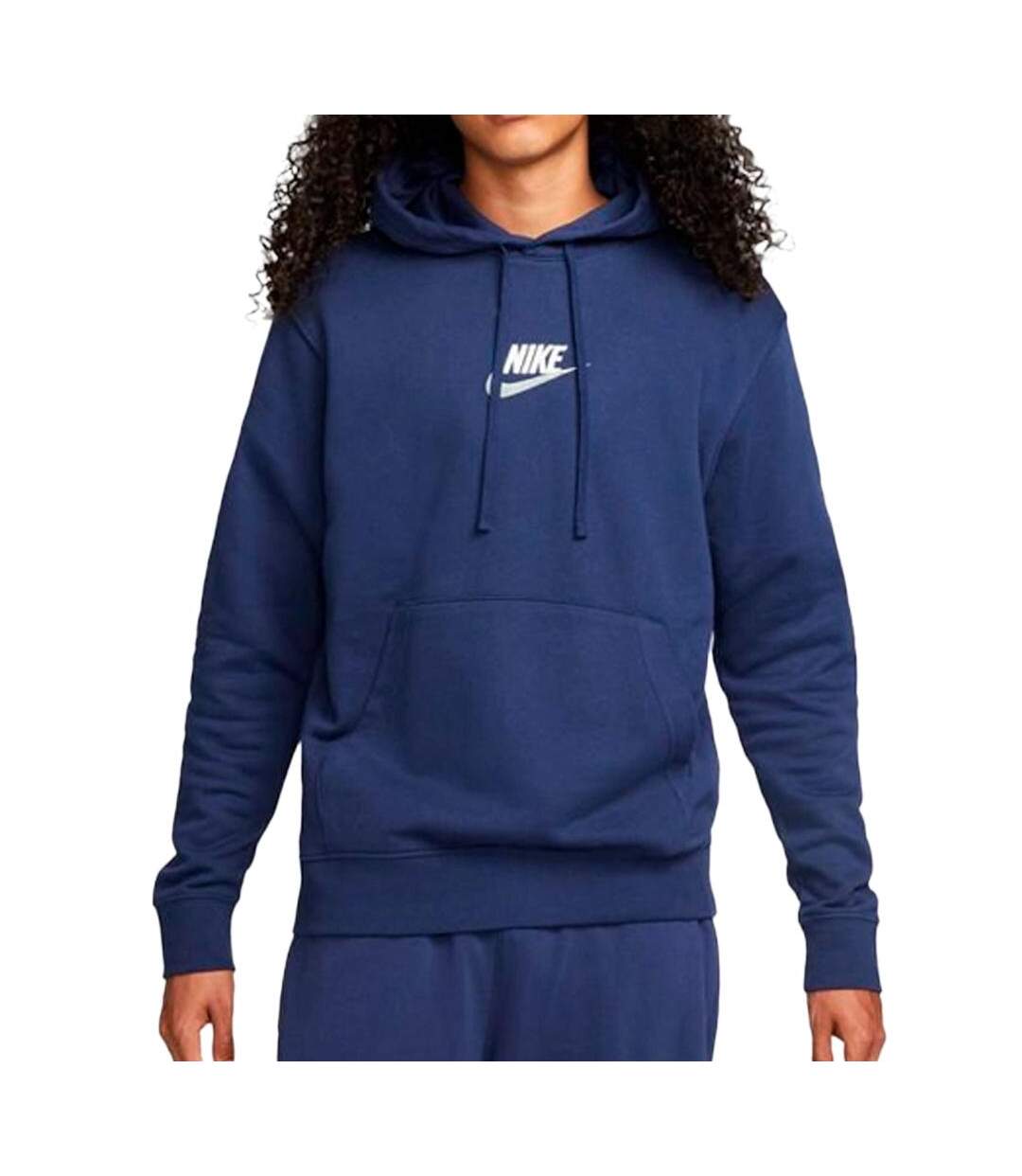 Sweat  à Capuche Marine Homme Nike Club+ - M-1