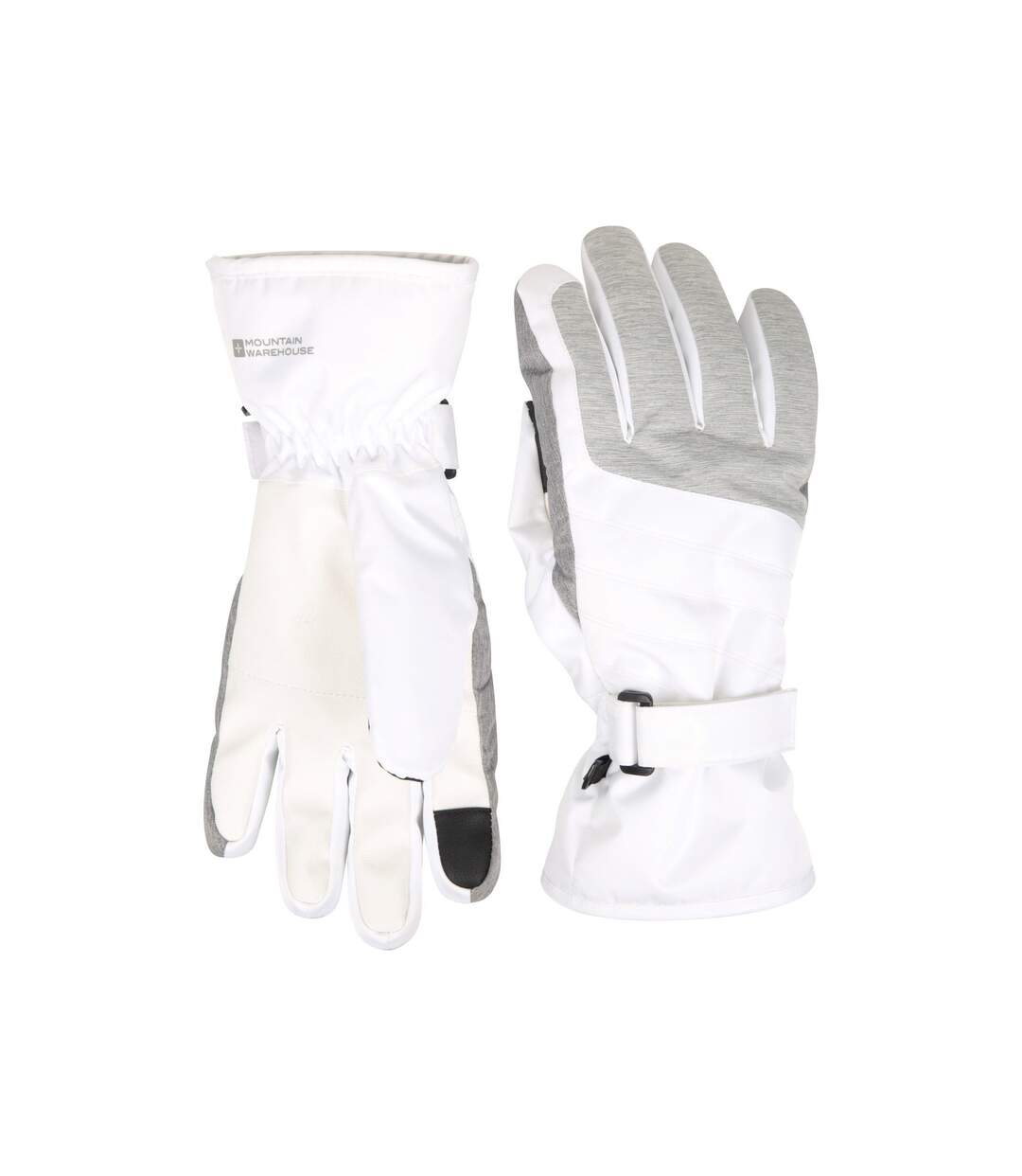 Gants de ski glide femme blanc Mountain Warehouse-3