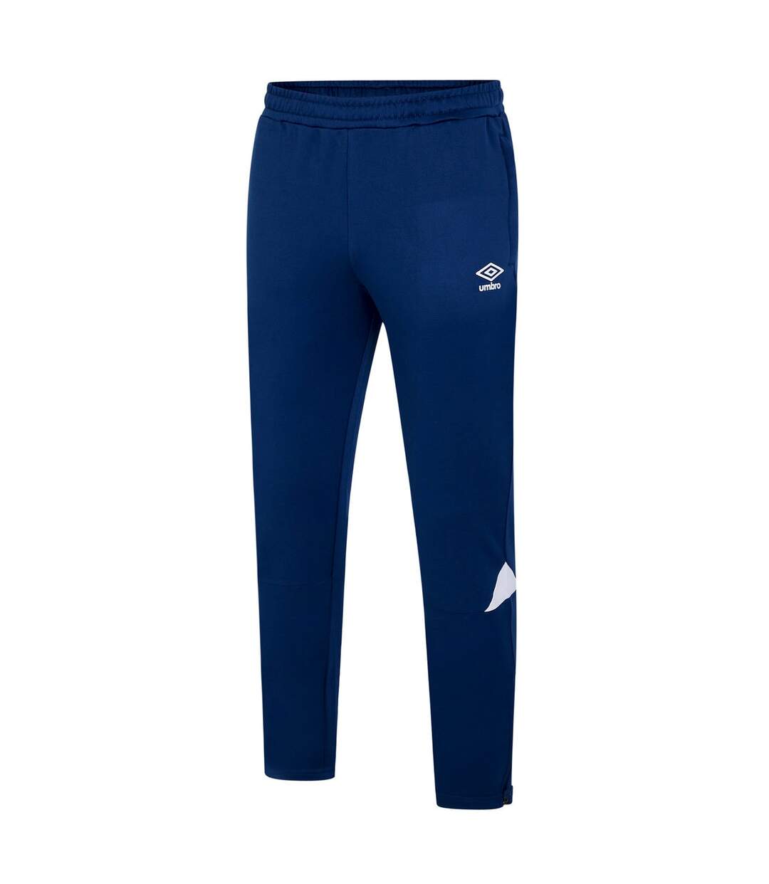 Mens total tapered training jogging bottoms navy/white Umbro-1